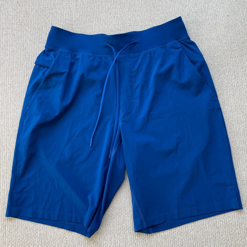 Lululemon Men's Blue Athletic Shorts 9’ Linerless